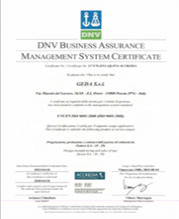 certification